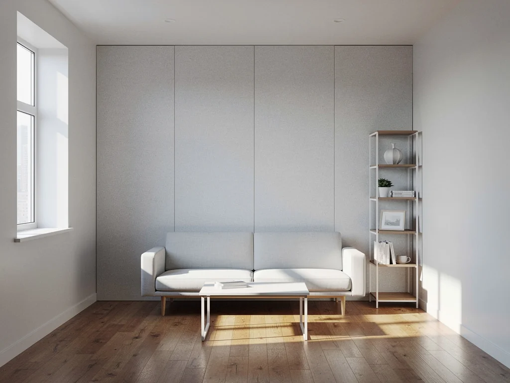 Doublage mince posé dans un appartement pour garder la surface habitable
